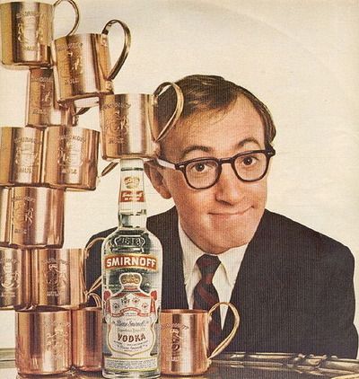 Woody Allen Smirnoff Moscow Mule Advertisement