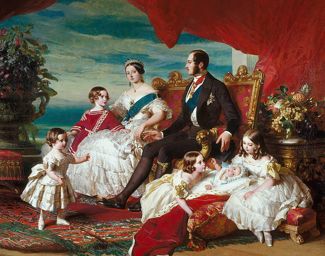 Queen Victoria and Prince Albert's family circa 1846 by Franz Xaver Winterhalter