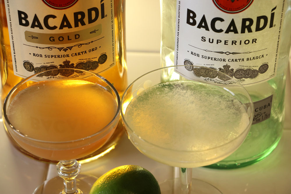 Barcardi Cocktail made two ways