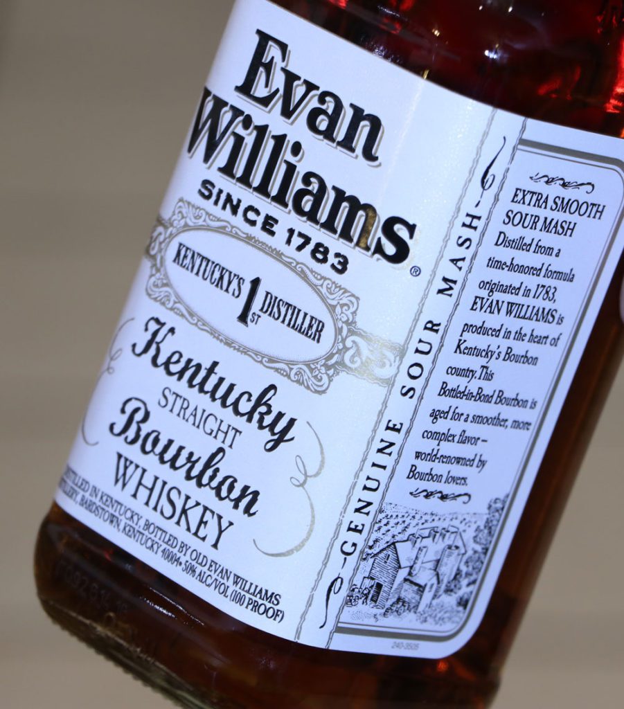 Evan Williams Bottled in Bond White Label