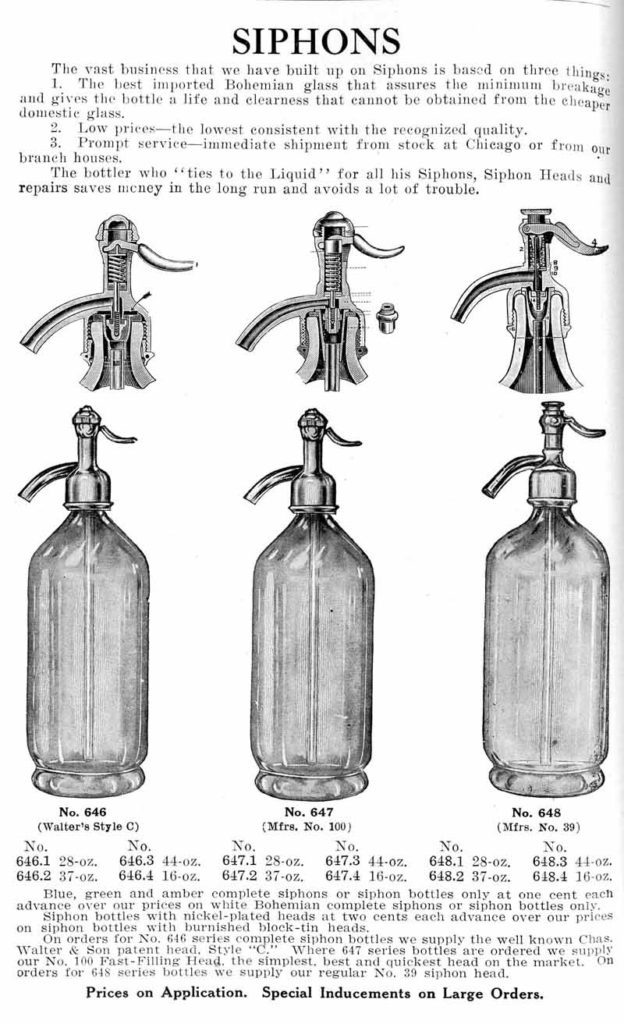 Vintage Seltzer Water Siphon