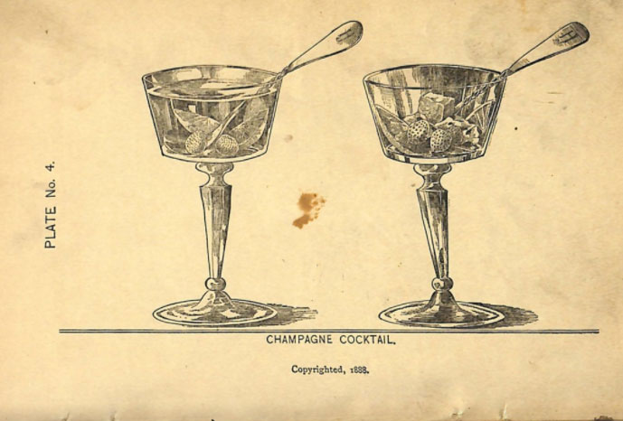 Champagne Cocktail Illustration