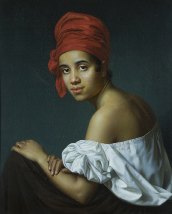 Creole in a red turban